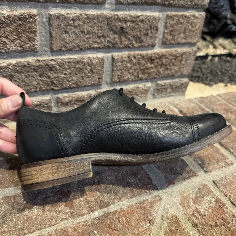 Josef Seibel Sienna 85 Oxford Casual Shoe Womens 7-7.5 EU 38 Black Leather #240 - Picture 7 of 16